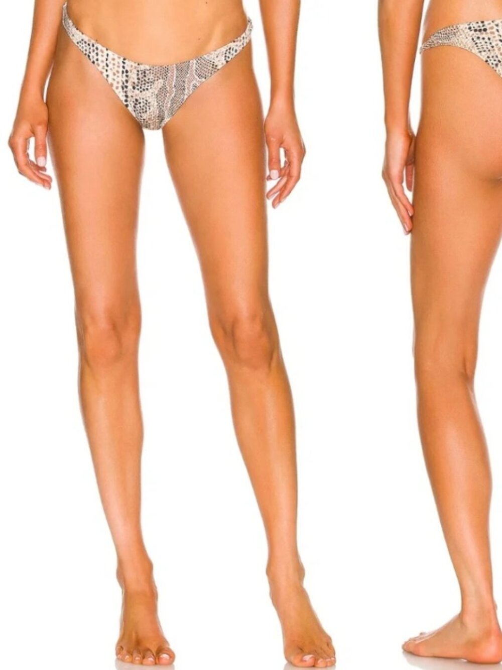 Vitamin A California High Leg Bottom in Mojave Snake